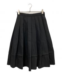 tricot COMME des GARCONS（トリココムデギャルソン）の古着「プリーツスカート」｜ブラック