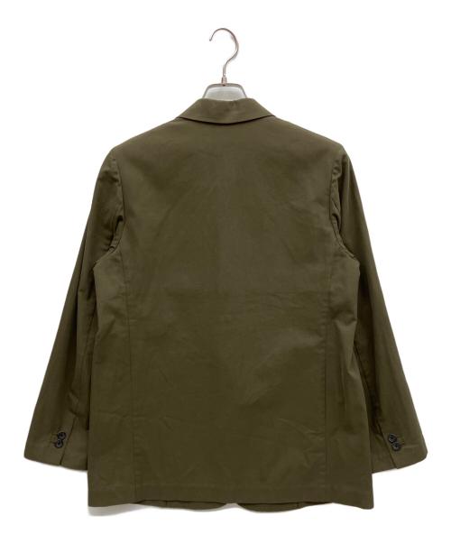 MARGARET HOWELL（マーガレットハウエル）MARGARET HOWELL (マーガレットハウエル) MATT COTTON TWILL テーラード ジャケット オリーブ サイズ:3の古着・服飾アイテム