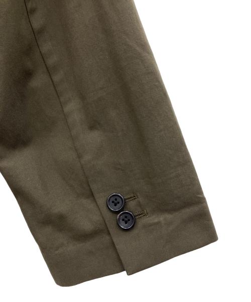 MARGARET HOWELL（マーガレットハウエル）MARGARET HOWELL (マーガレットハウエル) MATT COTTON TWILL テーラード ジャケット オリーブ サイズ:3の古着・服飾アイテム