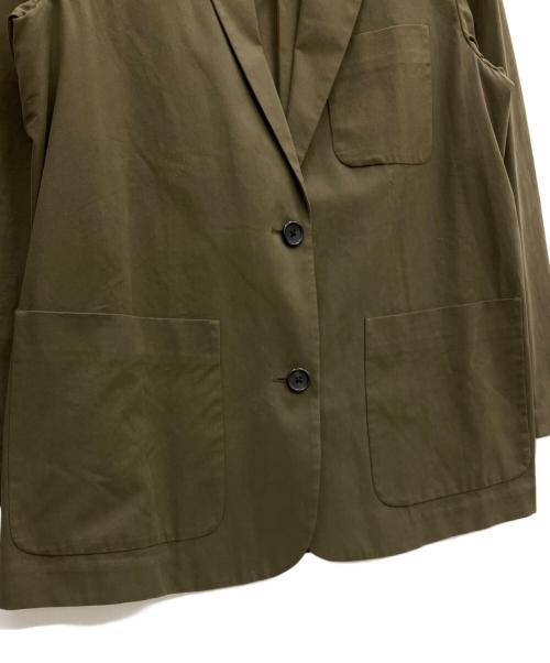 MARGARET HOWELL（マーガレットハウエル）MARGARET HOWELL (マーガレットハウエル) MATT COTTON TWILL テーラード ジャケット オリーブ サイズ:3の古着・服飾アイテム