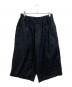 BLACK COMME des GARCONS（ブラック コムデギャルソン）の古着「リネンハーフパンツ」｜ブラック