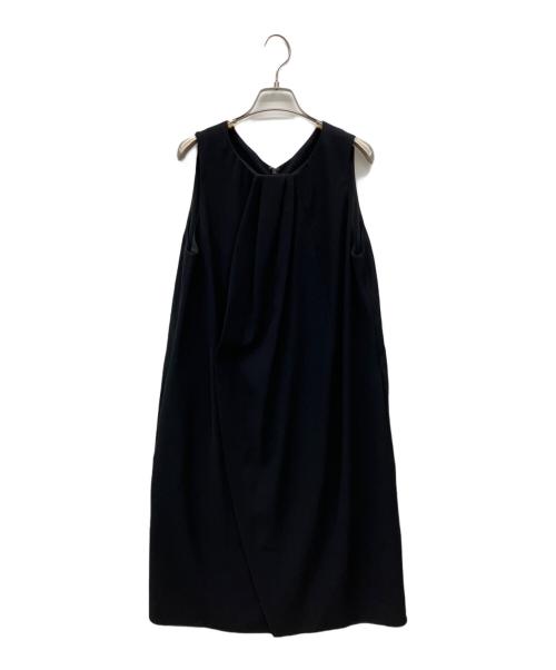 EMPORIO ARMANI（エンポリオ アルマーニ）EMPORIO ARMANI (エンポリオ アルマーニ) ノースリーブワンピース ブラック サイズ:46 未使用品の古着・服飾アイテム