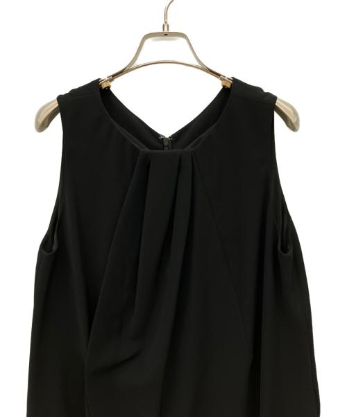 EMPORIO ARMANI（エンポリオ アルマーニ）EMPORIO ARMANI (エンポリオ アルマーニ) ノースリーブワンピース ブラック サイズ:46 未使用品の古着・服飾アイテム