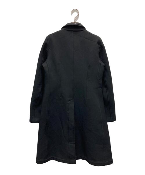 ROBE DE CHAMBRE COMME DES GARCONS（ローブドシャンブル コムデギャルソン）ROBE DE CHAMBRE COMME DES GARCONS (ローブドシャンブル コムデギャルソン) ステンカラーコート ブラック サイズ:Mの古着・服飾アイテム