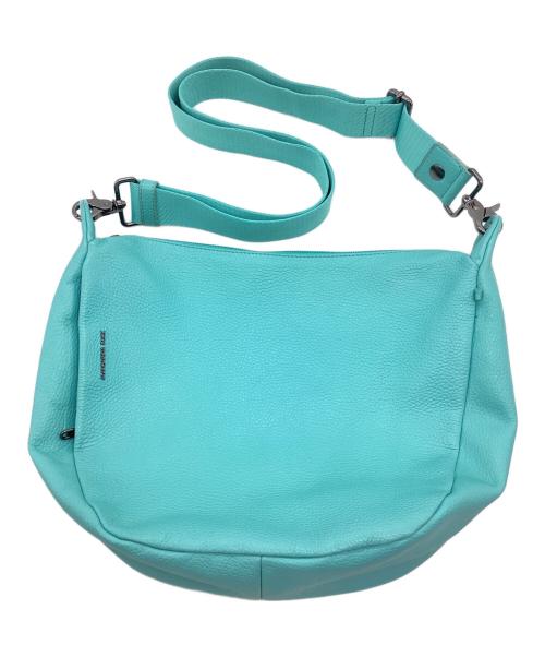 MANDARINA DUCK（マンダリナダック）MANDARINA DUCK (マンダリナダック) レザーショルダーバッグ ブルーの古着・服飾アイテム