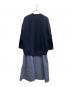 STYLE MIXER (スタイルミキサー) ハイラインコンビネーションワンピース ネイビー サイズ:M：7000円