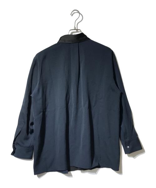 RIM.ARK（リムアーク）RIM.ARK (リムアーク) Pin-tuck dress SH ネイビー サイズ:Fの古着・服飾アイテム