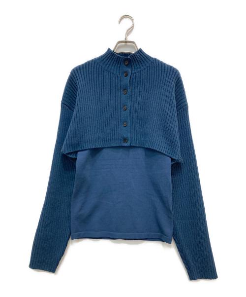 RIM.ARK（リムアーク）RIM.ARK (リムアーク) Tank set knit tops ネイビー サイズ:FREEの古着・服飾アイテム