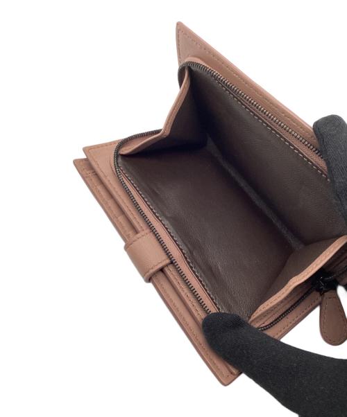 BOTTEGA VENETA（ボッテガベネタ）BOTTEGA VENETA (ボッテガベネタ) 2つ折り財布 ピンクの古着・服飾アイテム