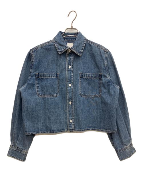 Spick and Span（スピック＆スパン）Spick and Span (スピック＆スパン) ショートデニムシャツ ブルー サイズ:Freeの古着・服飾アイテム