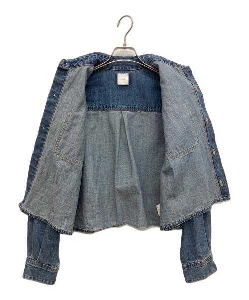 Spick and Span（スピック＆スパン）Spick and Span (スピック＆スパン) ショートデニムシャツ ブルー サイズ:Freeの古着・服飾アイテム