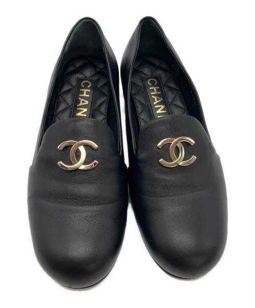 CHANEL（シャネル）CHANEL (シャネル) ココマーク オペラシューズ ブラック サイズ:36の古着・服飾アイテム