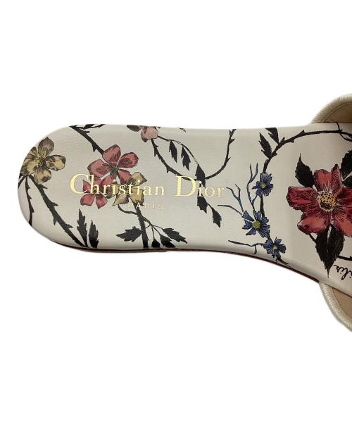 Christian Dior（クリスチャン ディオール）Christian Dior (クリスチャン ディオール) Dway スライドサンダル ホワイト サイズ:35 1/2の古着・服飾アイテム