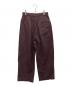 中古・古着 6(ROKU) BEAUTY&YOUTH (ロク ビューティーアンドユース) タックパンツ ワインレッド サイズ:SIZE36：7000円