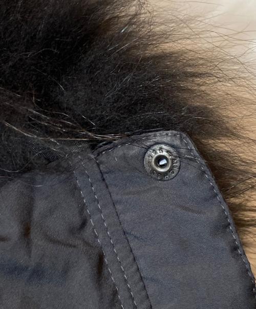 nano・universe（ナノ・ユニバース）nano・universe (ナノ・ユニバース) nishiawa down ラクーンファーダウンコート ブラック サイズ:38の古着・服飾アイテム