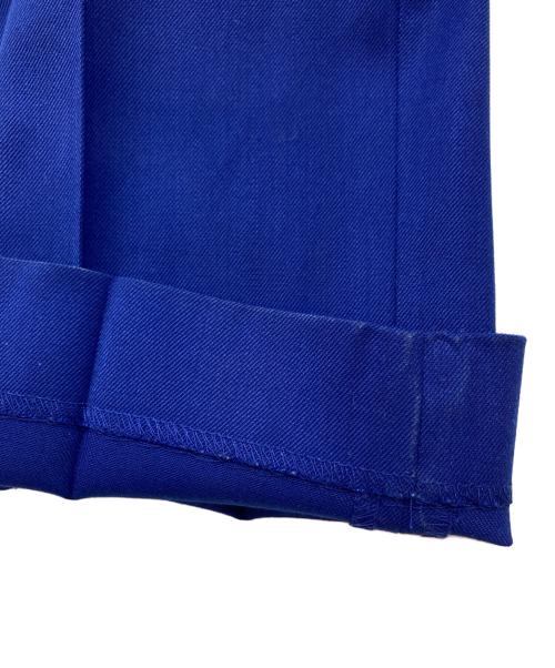 EVERYDAY I LIKE.（エヴリデイ アイ ライク）EVERYDAY I LIKE. (エヴリデイ アイ ライク) 裾ジップスラックス ブルー サイズ:36の古着・服飾アイテム