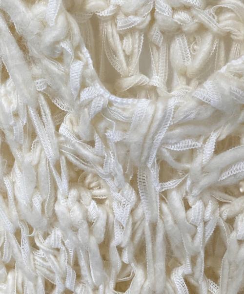 MALLOW BLUE（マロウブルー）MALLOW BLUE (マロウブルー) ZINNIA ニット アイボリー サイズ:下記参照の古着・服飾アイテム