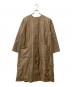 ne quittez pas（ヌキテパ）の古着「Poly Dupion Embroidery Quilted Coat」｜ベージュ