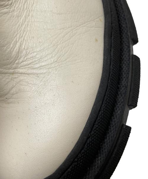 carmen salas（カルメンサラス）carmen salas (カルメンサラス) サイドゴアブーツ ホワイト サイズ:38の古着・服飾アイテム