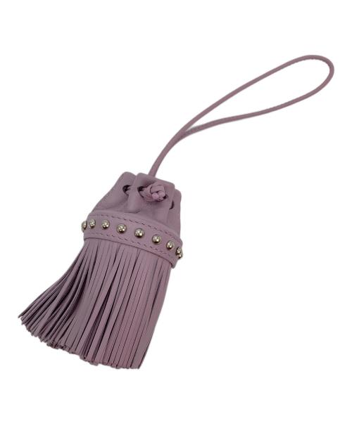 J&M DAVIDSON（ジェイ＆エム デヴィッドソン）J&M DAVIDSON (ジェイ＆エム デヴィッドソン) フリンジ カーニバル チャーム パープルの古着・服飾アイテム