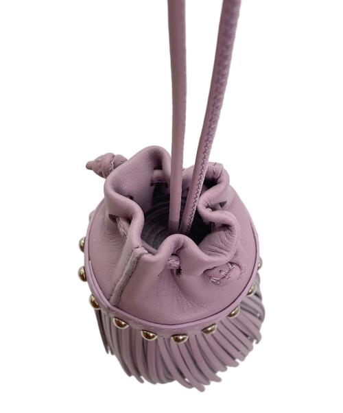 J&M DAVIDSON（ジェイ＆エム デヴィッドソン）J&M DAVIDSON (ジェイ＆エム デヴィッドソン) フリンジ カーニバル チャーム パープルの古着・服飾アイテム