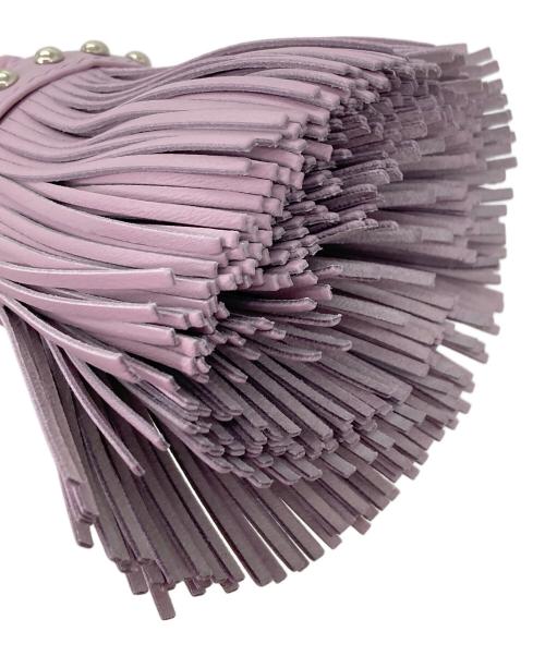 J&M DAVIDSON（ジェイ＆エム デヴィッドソン）J&M DAVIDSON (ジェイ＆エム デヴィッドソン) フリンジ カーニバル チャーム パープルの古着・服飾アイテム