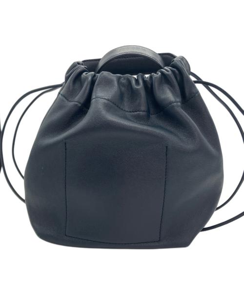JIL SANDER（ジルサンダー）JIL SANDER (ジルサンダー) DUMPLING ドローストリングバッグ ネイビーの古着・服飾アイテム