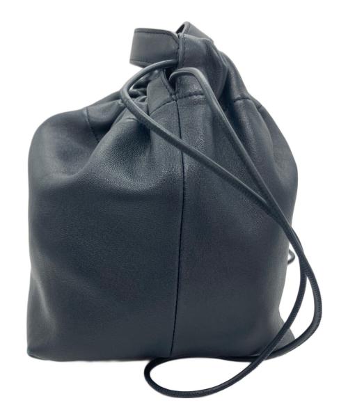 JIL SANDER（ジルサンダー）JIL SANDER (ジルサンダー) DUMPLING ドローストリングバッグ ネイビーの古着・服飾アイテム