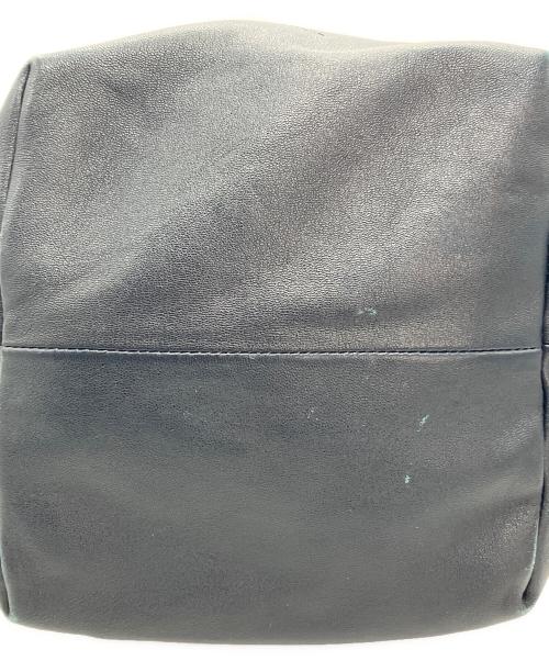 JIL SANDER（ジルサンダー）JIL SANDER (ジルサンダー) DUMPLING ドローストリングバッグ ネイビーの古着・服飾アイテム