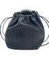 JIL SANDER (ジルサンダー) DUMPLING ドローストリングバッグ ネイビー：30000円