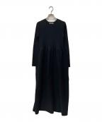 Plageプラージュ）の古着「rib combi ニット ドレス」｜ブラック