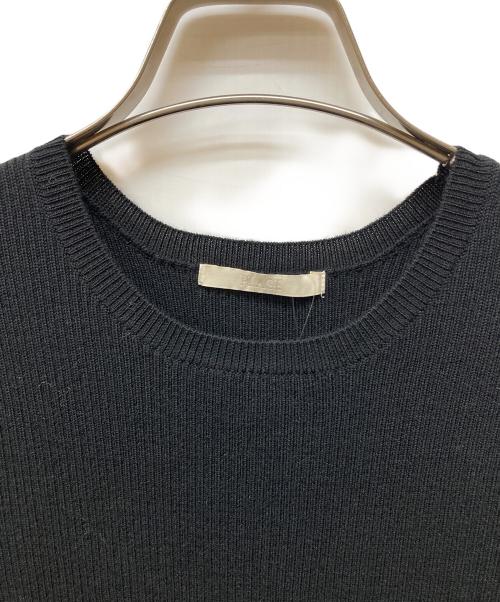 Plage（プラージュ）Plage (プラージュ) rib combi ニット ドレス ブラック サイズ:36 未使用品の古着・服飾アイテム