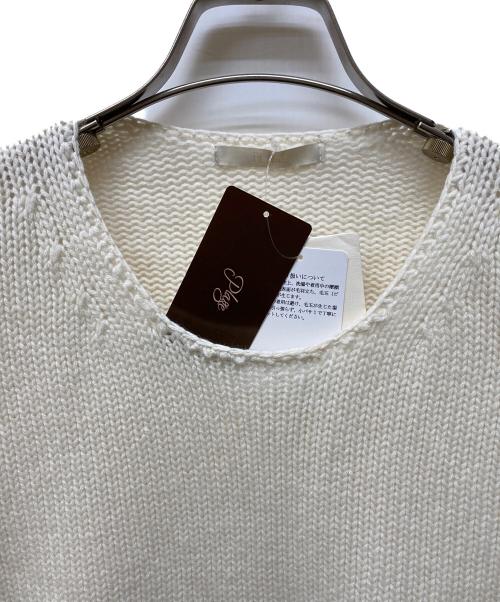 Plage（プラージュ）Plage (プラージュ) WOOL CASHMERE SOFT TUNIC ニット ホワイト サイズ:ＦＲＥＥ 未使用品の古着・服飾アイテム