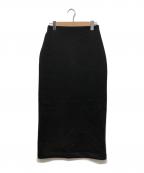 SLOBE IENAスローブ イエナ）の古着「ダンボールアイラインスカート」｜ブラック