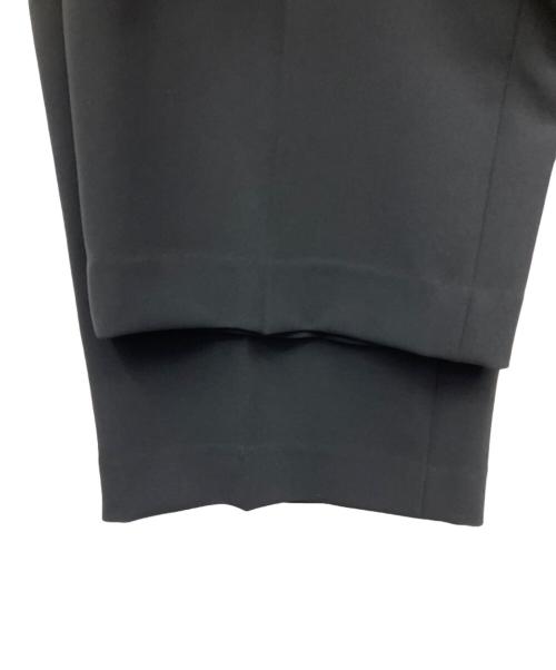 Spick and Span（スピック＆スパン）Spick and Span (スピック＆スパン) ダブルクロスツータックパンツ ブラック サイズ:36の古着・服飾アイテム