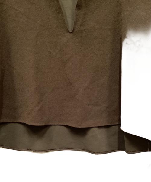 Plage（プラージュ）Plage (プラージュ) GEORGETTE SKIPPER ブラウス（ジョーゼットスキッパーブラウス） ブラウン サイズ:Free 未使用品の古着・服飾アイテム