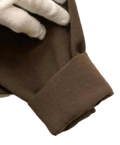 Plage（プラージュ）Plage (プラージュ) GEORGETTE SKIPPER ブラウス（ジョーゼットスキッパーブラウス） ブラウン サイズ:Free 未使用品の古着・服飾アイテム