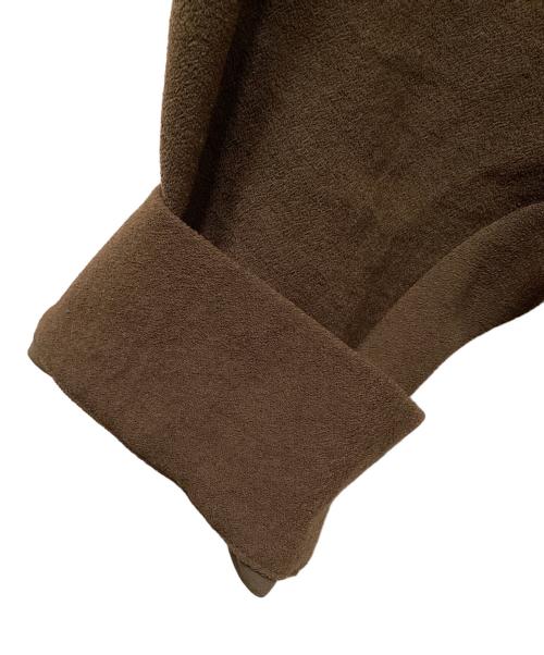 Plage（プラージュ）Plage (プラージュ) GEORGETTE SKIPPER ブラウス（ジョーゼットスキッパーブラウス） ブラウン サイズ:Free 未使用品の古着・服飾アイテム