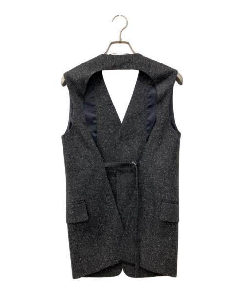 DELIY（デリー）DELIY (デリー) SILK NEP TWEED LAYERED JACKET ブラウン サイズ:Freeの古着・服飾アイテム