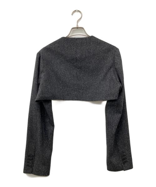 DELIY（デリー）DELIY (デリー) SILK NEP TWEED LAYERED JACKET ブラウン サイズ:Freeの古着・服飾アイテム