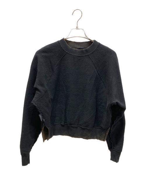 LON（ロン）LON (ロン) TWO SIDE SWEATSHIRT ブラック サイズ:FREEの古着・服飾アイテム