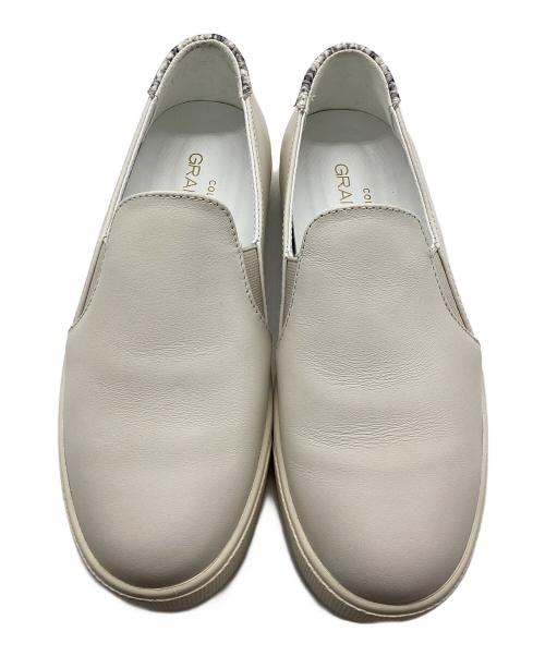 COLE HAAN（コールハーン）COLE HAAN (コールハーン) グランドプロ スペクテイター 2.0 スリッポン アイボリー サイズ:6 1/2の古着・服飾アイテム