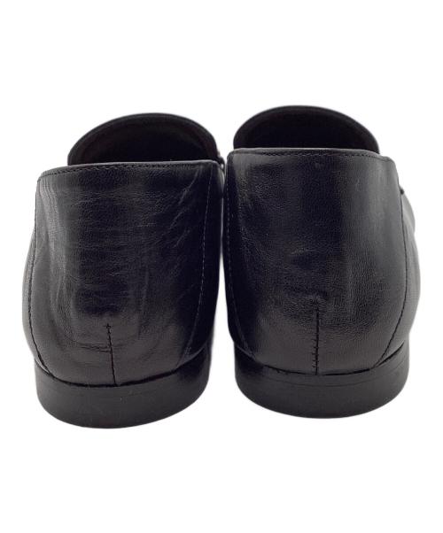 FABIO RUSCONI（ファビオルスコーニ）FABIO RUSCONI (ファビオルスコーニ) バブーシュビットローファー ブラック サイズ:36の古着・服飾アイテム