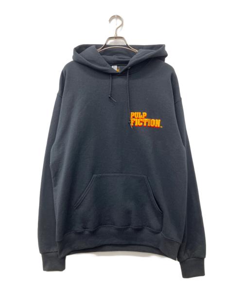WACKO MARIA（ワコマリア）WACKO MARIA (ワコマリア) PULP FICTION (パルプフィクション) HOODED SWEAT SHIRT ブラック サイズ:Mの古着・服飾アイテム