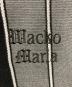 中古・古着 WACKO MARIA (ワコマリア) STRIPED KNIT JACQUARD POLO SHIRT / ストライプニットジャガードポロシャツ ブラック×グレー サイズ:S：16000円