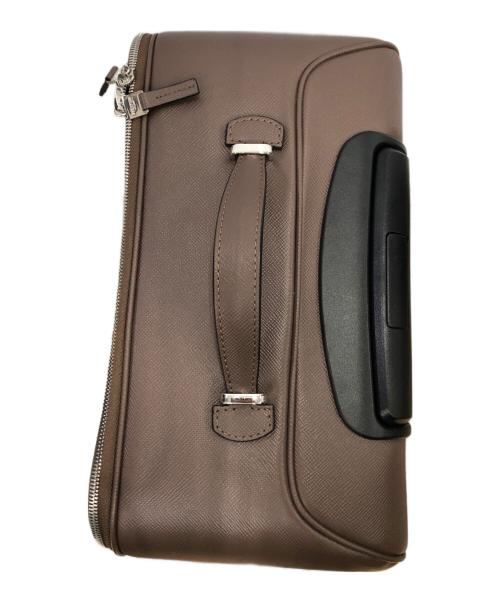 serapian（セラピアン）serapian (セラピアン) トロリーケース／TROLLEY CASE ブラウンの古着・服飾アイテム