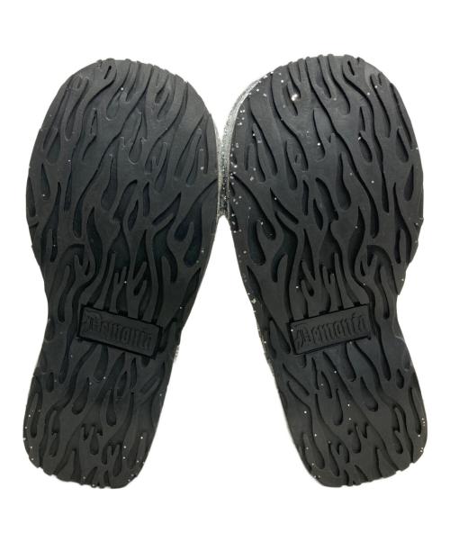 demonia（デモニア）DEMONIA (デモニア) 厚底グリッターロングブーツ シルバー サイズ:37の古着・服飾アイテム