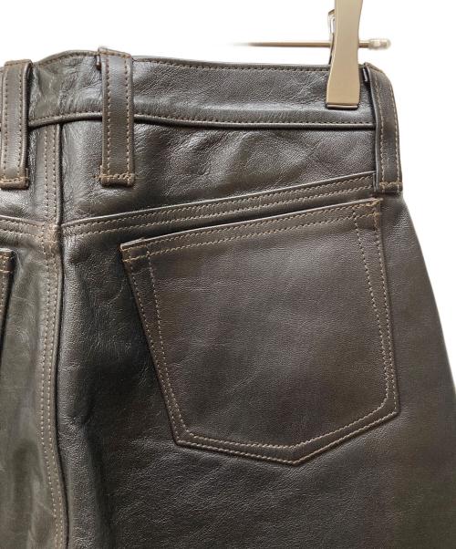 DAGDA LEATHERS（ダグダレザーズ）Dagda leathers (ダグダレザーズ) レザーパンツ ブラック サイズ:SIZE 71cm (W28)の古着・服飾アイテム