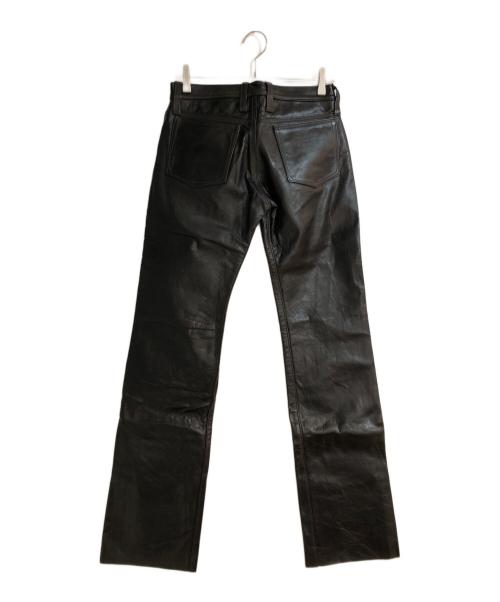 DAGDA LEATHERS（ダグダレザーズ）DAGDA LEATHERS (ダグダレザーズ) レザーパンツ ブラック サイズ:29の古着・服飾アイテム