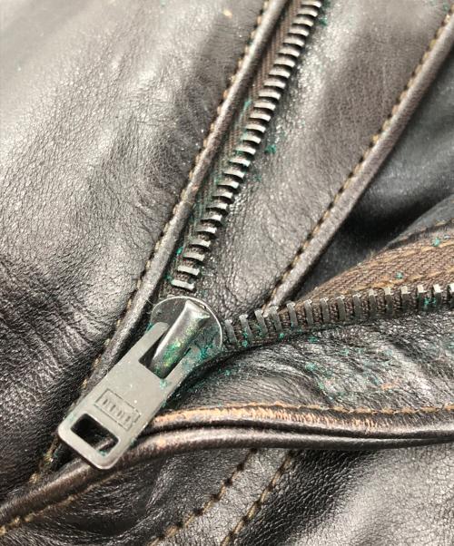 DAGDA LEATHERS（ダグダレザーズ）DAGDA LEATHERS (ダグダレザーズ) レザーパンツ ブラック サイズ:29の古着・服飾アイテム